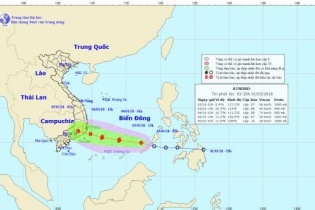 Dự báo thời tiết hôm nay 3/1: Áp thấp nhiệt đới đi vào Biển Đông, mạnh lên thành bão
