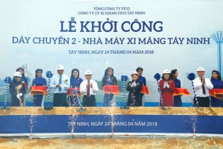 TAFICO khởi công Dây chuyền 2 - Nhà máy xi măng Tây Ninh