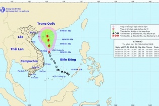 Dự báo thời tiết hôm nay 4/6: Áp thấp nhiệt đới đi về hướng Bắc, có khả năng mạnh lên thành bão