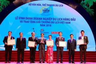 Vinpearl thắng lớn tại Giải thưởng Du lịch Việt Nam 2018