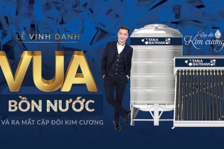 Tập đoàn Tân Á Đại Thành vinh danh “Vua Bồn nước” và ra mắt “cặp đôi Kim cương”