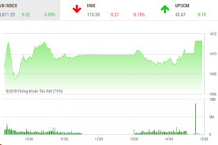 Phiên 24/9: VN-Index vẫn đủ sức vượt 1.010 điểm dù dòng bank điều chỉnh