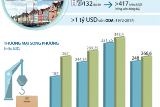 [Infographic] Việt Nam - Đan Mạch tăng cường quan hệ đầu tư và thương mại