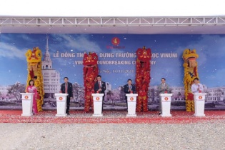 Vingroup động thổ Trường đại học tiêu chuẩn quốc tế VinUni