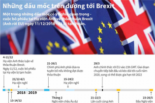 [Infographic] Những dấu mốc trên đường tới Brexit