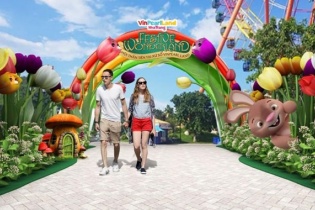 Đón giáng sinh, năm mới phong cách châu Âu tại Vinpearl Land Nha Trang
