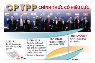 [Infographic] CPTPP chính thức có hiệu lực