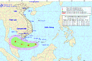 Dự báo thời tiết hôm nay 1/1: Áp thấp ngoài biển mạnh lên thành bão