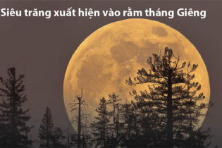 [Infographic] Siêu trăng xuất hiện vào rằm tháng Giêng