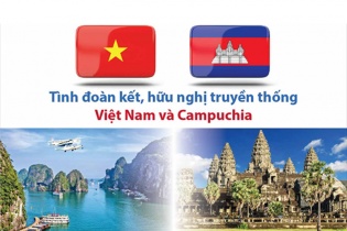 [Infographic] Tình đoàn kết, hữu nghị truyền thống Việt Nam - Campuchia