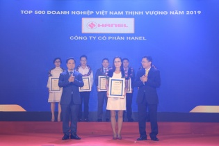 Hanel được bình chọn là doanh nghiệp thịnh vượng năm 2019