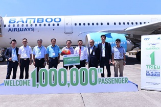 Bamboo Airways đón hành khách thứ 1 triệu tại sân bay Phù Cát