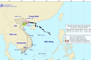 Dự báo thời tiết hôm nay 3/8: Áp thấp nhiệt đới sau bão số 3 Wipha gây mưa lớn