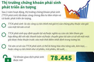[Infographic] Thị trường chứng khoán phái sinh phát triển ấn tượng