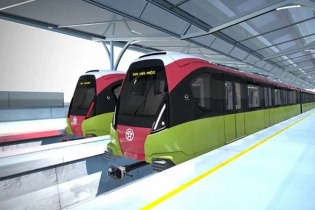 Hé lộ về đoàn tàu tuyến metro Nhổn - Ga Hà Nội: 4 toa, chở tối đa 950 người, chạy trung bình 35 km/h 