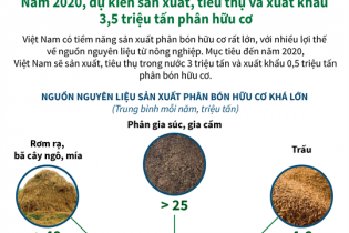 [Infographic] Thúc đẩy sản xuất, sử dụng và nâng cao chất lượng phân bón hữu cơ
