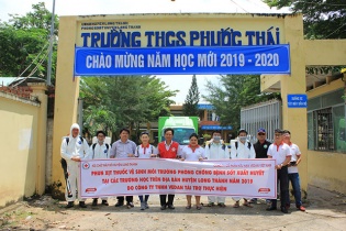 Vedan Việt Nam góp sức giúp phòng chống dịch bệnh tại hơn 60 trường học