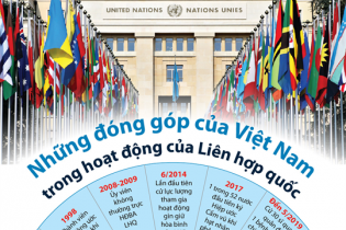 [Infographic] Những đóng góp của Việt Nam trong hoạt động của Liên hợp quốc