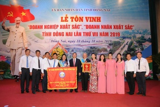 Công ty Vedan Việt Nam được vinh danh “Doanh nghiệp xuất sắc” tỉnh Đồng Nai năm 2019