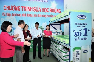 TP.HCM chính thức triển khai chương trình sữa học đường