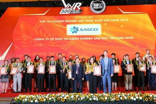 SASCO tiếp tục vào Top 50 Doanh nghiệp xuất sắc nhất Việt Nam năm 2019
