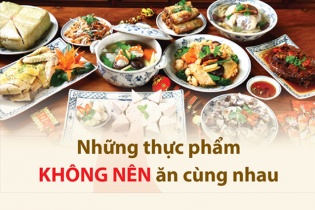 [Infographic] 10 cặp thực phẩm không nên ăn cùng nhau ngày Tết