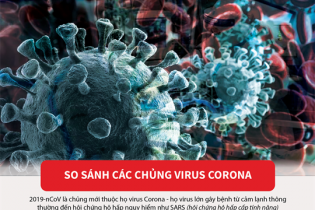 [Infographic] So sánh các chủng virus Corona