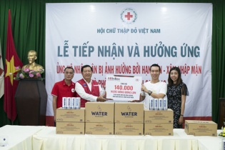 AB InBev hỗ trợ người dân ảnh hưởng hạn mặn ở Duyên hải Nam Trung Bộ và Đồng bằng sông Cửu Long