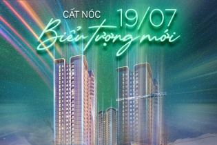 Tổ hợp đa tiện ích chuẩn Singapore đầu tiên tại Thái Nguyên chính thức cất nóc