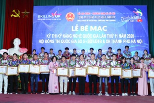Kỳ thi Kỹ năng nghề quốc gia lần thứ 11 năm 2020 diễn ra thành công tốt đẹp 
