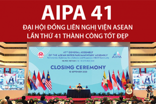 [Infographic] Đại hội đồng Liên nghị viện ASEAN (AIPA) lần thứ 41 diễn ra thành công tốt đẹp