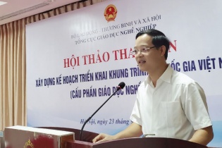 Sẽ có kế hoạch triển khai Khung trình độ quốc gia Việt Nam đối với giáo dục nghề nghiệp