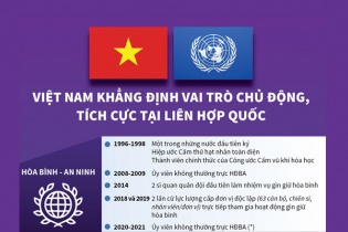 [Infographic] Việt Nam khẳng định vai trò chủ động, tích cực tại Liên hợp quốc