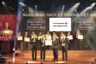 Techcombank được vinh danh với thành tích nộp thuế tiêu biểu, xuất sắc toàn quốc