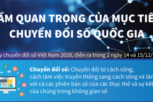 [Infographic] Tầm quan trọng của mục tiêu chuyển đổi số quốc gia 