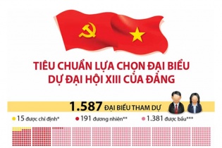 [Infographic] Tiêu chuẩn lựa chọn đại biểu dự Đại hội XIII của Đảng