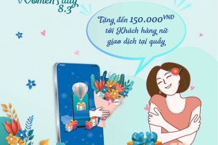 BIDV cảm ơn khách hàng nữ với hàng ngàn quà tặng dịp 8/3