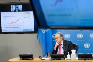 Tổng Thư ký Liên hợp quốc Antonio Guterres: Nhiệt độ toàn cầu đang tiệm cận "ngưỡng của thảm họa"