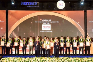 FECON tăng 4 bậc trên bảng xếp hạng Top 10 nhà thầu uy tín năm 2021