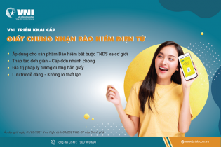 An tâm mùa dịch với bảo hiểm điện tử của VNI
