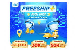 Tiki áp dụng miễn phí vận chuyển cho đơn từ 149.000 đồng