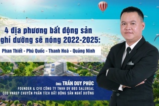 CEO VNREP: 4 địa phương bất động sản nghỉ dưỡng sẽ nóng