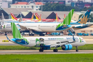 Bamboo Airways giữ vững ngôi vị bay đúng giờ nhất toàn ngành 8 tháng năm 2021
