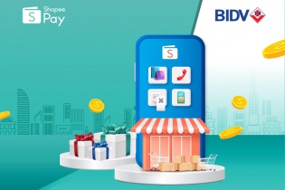 Ngập trong biển quà, shopping thả ga cùng BIDV và ShopeePay