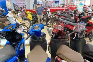 Doanh số của 5 ông lớn xe máy giảm kỷ lục trong thời gian giãn cách 