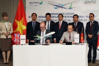 Bamboo Airways công bố đường bay thẳng Việt - Anh và ra mắt Tổng đại lý tại Anh 