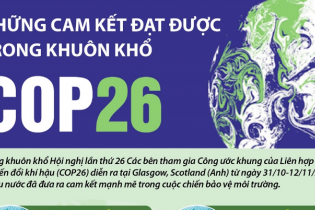 [Infographic] Những cam kết đạt được trong khuôn khổ COP26