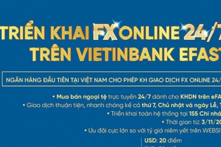 Vietinbank - ngân hàng đi đầu về cung cấp dịch vụ mua bán ngoại tệ trực tuyến tại Việt Nam