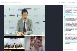 KPMG Việt Nam tổ chức thành công hội thảo trực tuyến về thuế và luật