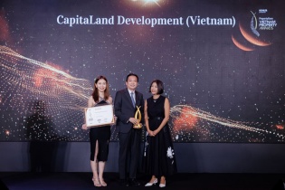 CapitaLand Development được vinh danh là "Nhà phát triển bất động sản bền vững xuất sắc"
